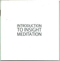 Introduction to Insight Meditation